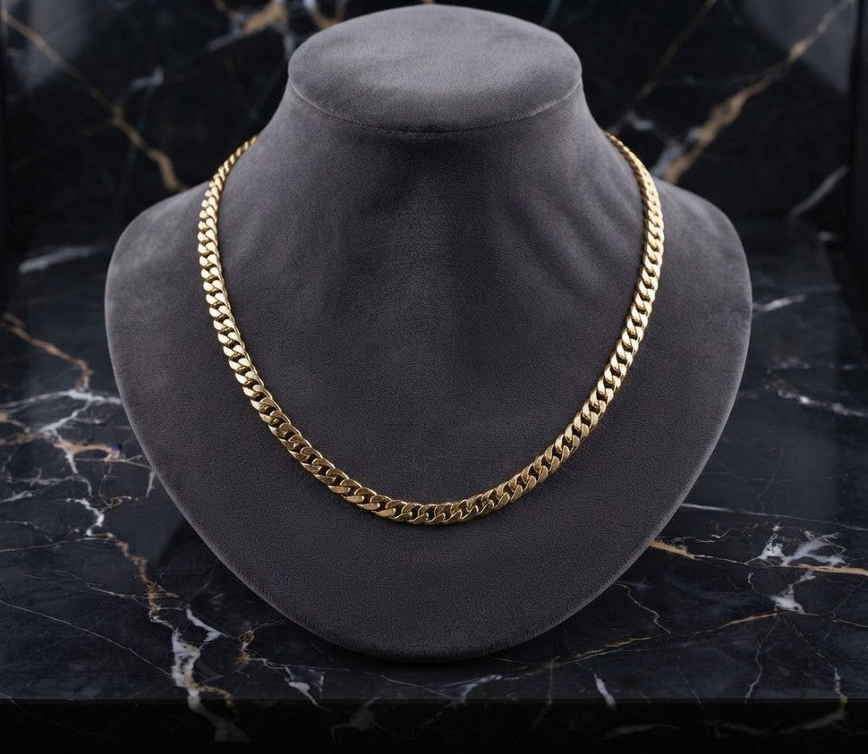 The STRATUM 22" 6mm Cuban Link Chain