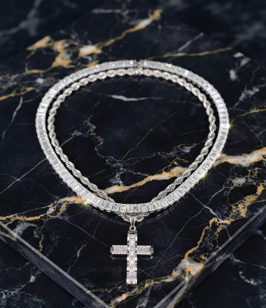 The STRATUM Precision Iced Baguette and Rope Set