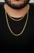 The STRATUM 18K Gold Dual-Cuban Foundation Set