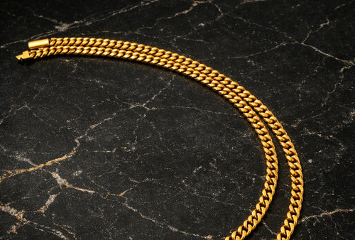 The STRATUM 22" 6mm Cuban Link Chain
