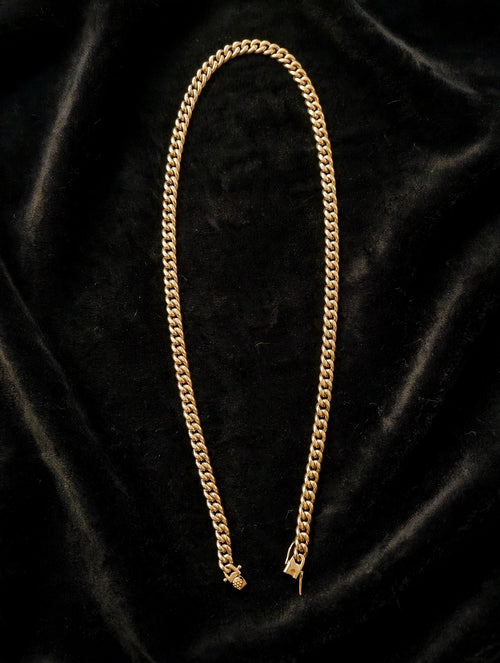 STRATUMS 14K 8mm Cuban